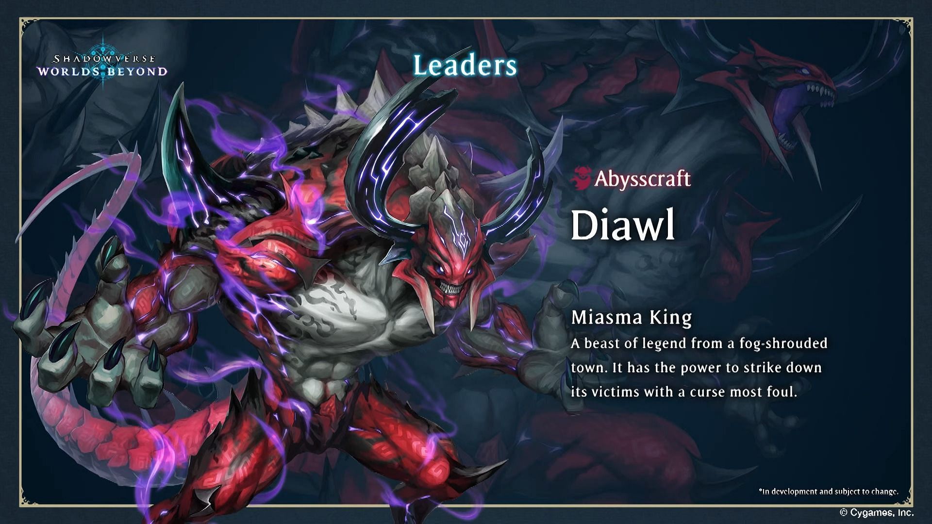 Abysscraft's Leader: Diawl (Image via Cygames)